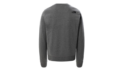 The North Face Felpa girocollo da uomo con logo ricamato Drew Peak Crew NF0A4T1EDYY1 grigio-nero