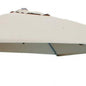 Circular tarpaulin in 200 gram ecru polyester, 3 meters diameter
