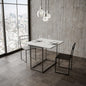 Modern Extendable Console Table Libra in Anthracite - 90x45/90 cm