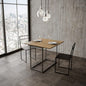 Modern Extendable Console Table Libra in Anthracite - 90x45/90 cm