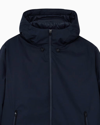 EA7 ARMANI giubbotto Caban da uomo con cappuccio 7M002375 AF15952 UB102 blu