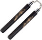 Professional Rubber Nunchaku with Chain | Martial Arts Training Kung Fu Karate Kobudo Nunchaku