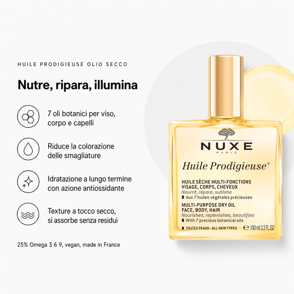 Nuxe Huile Prodigieuse – Olio Secco Multifunzione 100ml