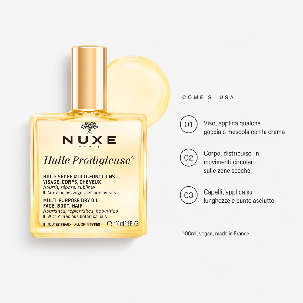 Nuxe Huile Prodigieuse – Olio Secco Multifunzione 100ml