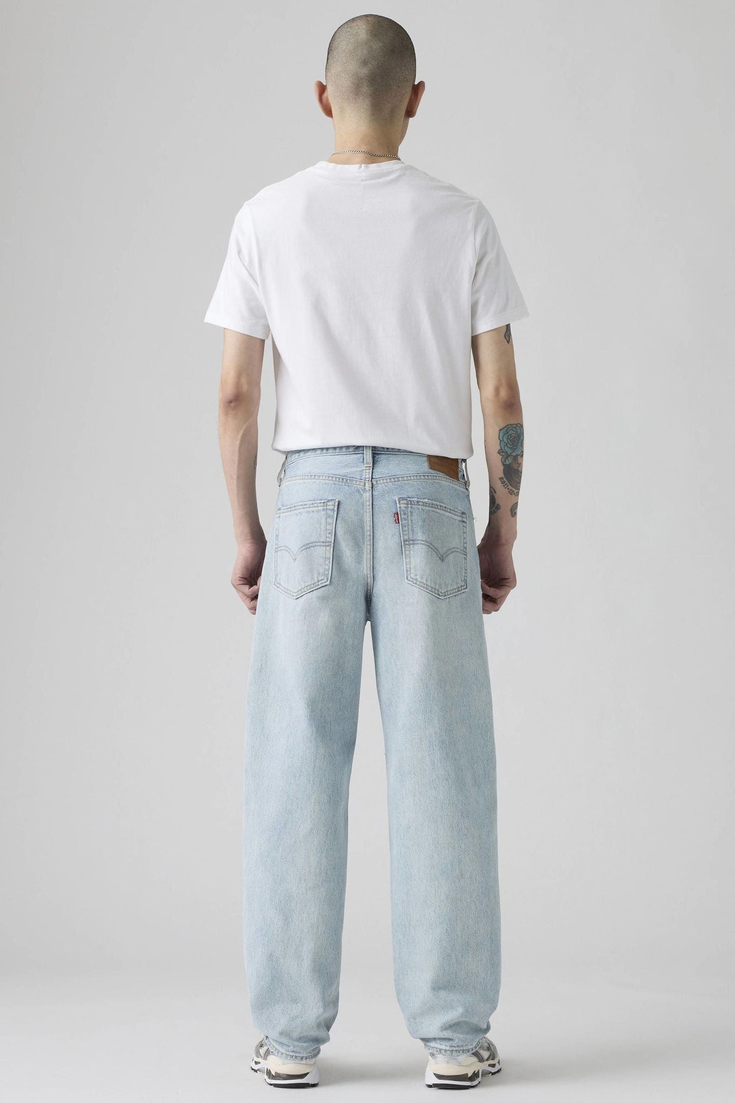 Levi's uomo Jeans 568™ Loose Straight 90370062 Baby Blue Essentials-Blu