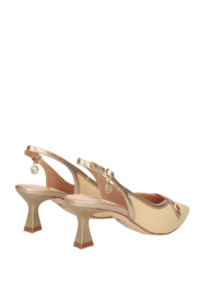 GP988 Decollete aperto dietro GOLD&GOLD