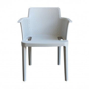 Poltrona Cathy - Poltrona impilabile in polipropilene - Dimensioni: 60x58x76.5cm