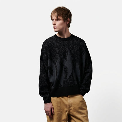 Dolly Noire maglia da uomo Acid Over Sweater SV1378-KJ-01 nera