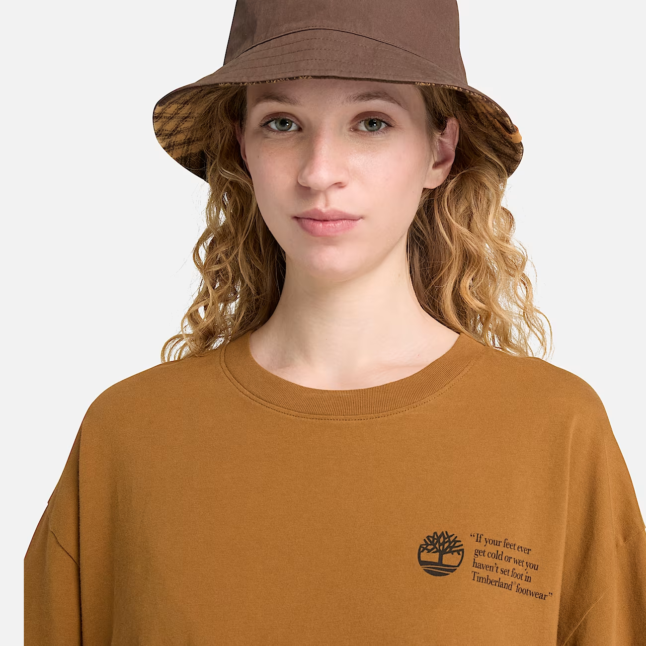 Timberland T-shirt Uomo Archive Boot TB0A5M8R EH2 Grano Scuro