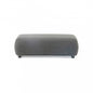 Tucumán Aluminum Ottoman - Dark Grey, Weather-Resistant - 119 x 65 x 40 cm