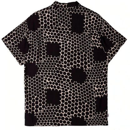 Obey Camicia manica Corta fantasia nido d'ape 181210340 black multi