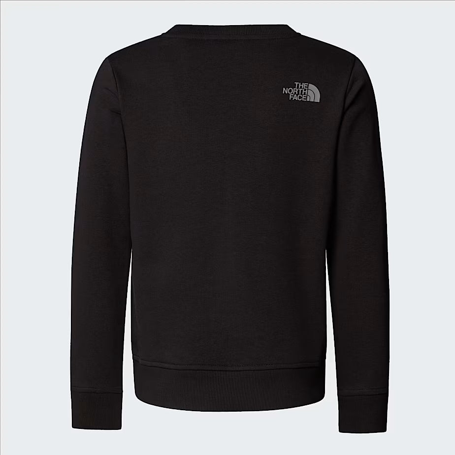 The North Face Drew Peak Crew NF0A8AXXJK3 – Felpa Girocollo Junior Nera
