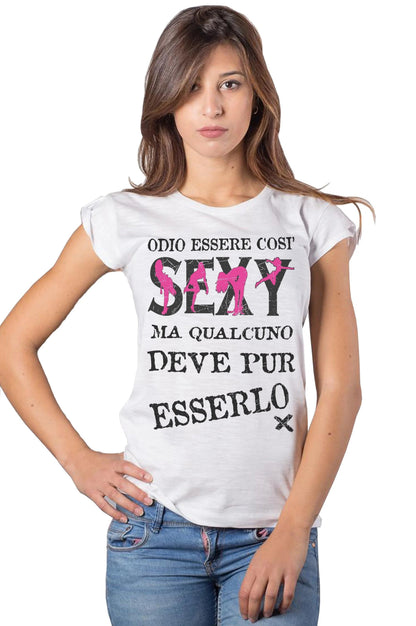 T-shirt Donna Slub 100% Cotone Eco - STREET STYLE