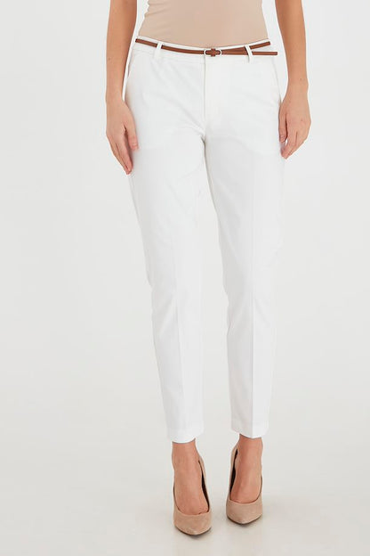 b.young Pantalone da donna Days Cigaret 20803473 80115 white