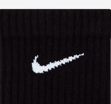 Nike Everyday Cushioned SX7664-010 Calze Training Nero 3 Paia Mid-Length