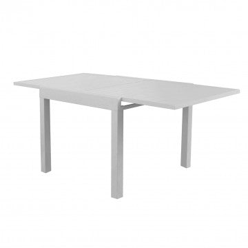 Tavolo Hawaii allungabile in alluminio - 90/180 x 90