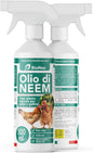 Bionee Neem Oil Spray Chicken Coop and Hens 500 ml - Ready-to-Use Natural Lotion, Protection Against Insects and Parasites, Safe and Gentle, Water Soluble, Zero Residues