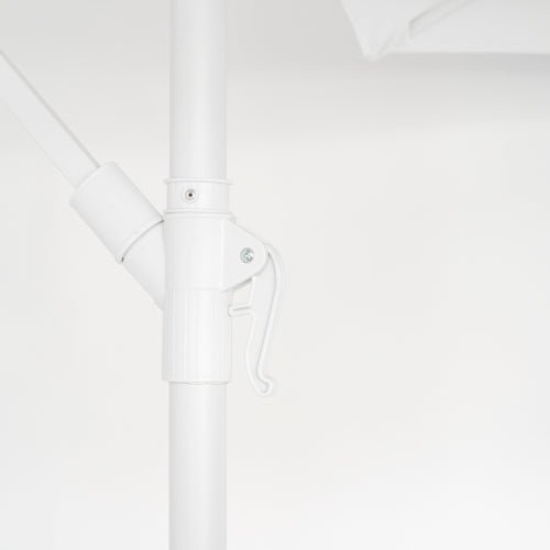 Ombrellone palo laterale 3mt in metallo colore bianco