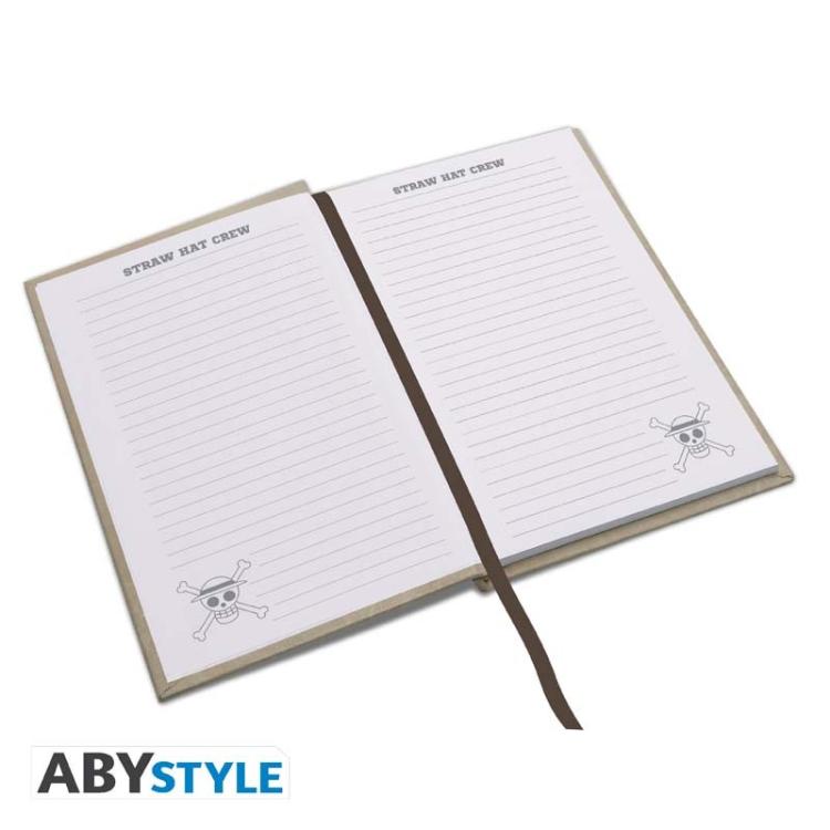 One Piece Notizbuch A5 Wanted Monkey D.Luffy Abystyle Kollektion Notizbuch Op