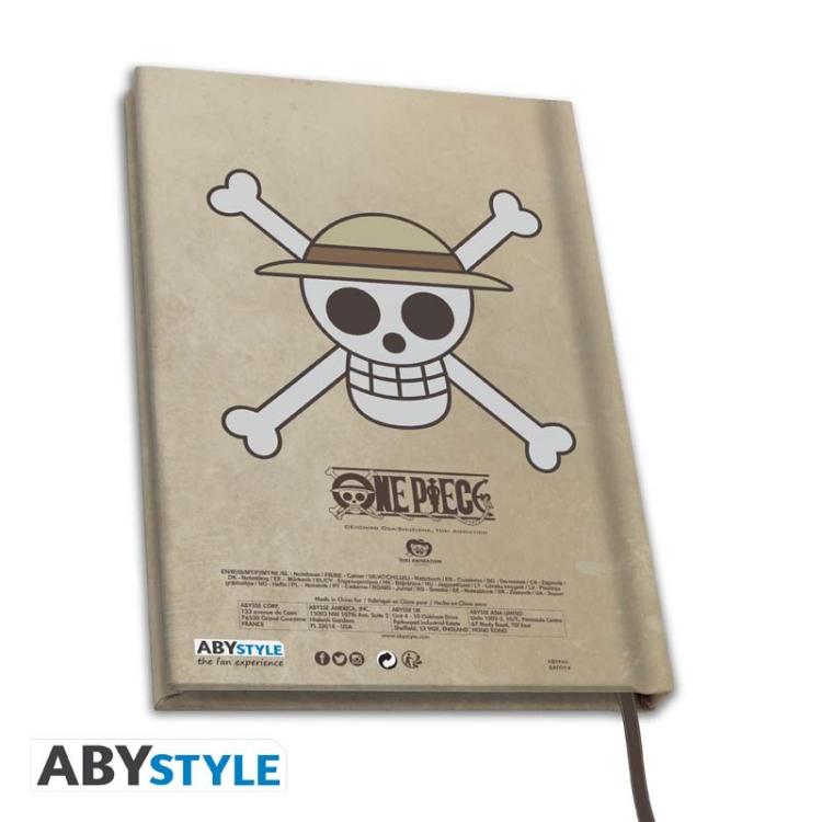 One Piece Notizbuch A5 Wanted Monkey D.Luffy Abystyle Kollektion Notizbuch Op