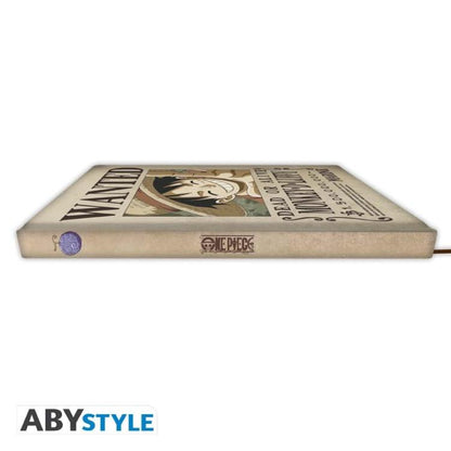 One Piece Notizbuch A5 Wanted Monkey D.Luffy Abystyle Kollektion Notizbuch Op