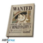 One Piece A5 Notebook Wanted Monkey D.Luffy Abystyle Collection Notebook Op