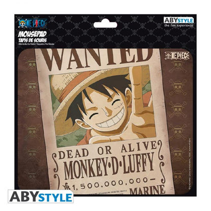 Abystyle Tappetino Mouse Pad Mousepad Gaming Anime Manga | One Piece : Wanted