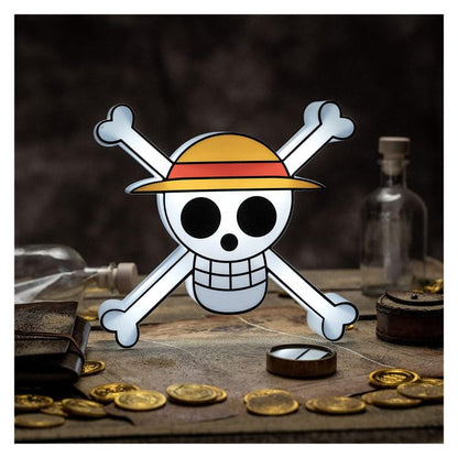 Teknofun Lampe One Piece Skull Atmosphäre LED Light-Up Anime Luffy Op Logo