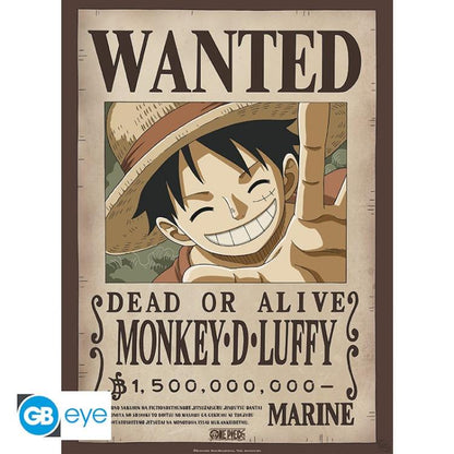 ABYSTYLE (ONE PIECE) POSTER-SET 2 CHIBI: "WANTED LUFFY & ACE" (52X38) "GB EYE"