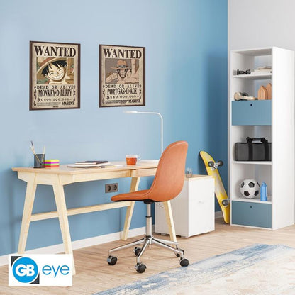 ABYSTYLE (ONE PIECE) POSTER-SET 2 CHIBI: "WANTED LUFFY & ACE" (52X38) "GB EYE"