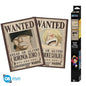 Abystyle (One Piece) Set of 2 Chibi Posters: "Wanted Zoro & Sanji" (52x38) "Gb Eye"
