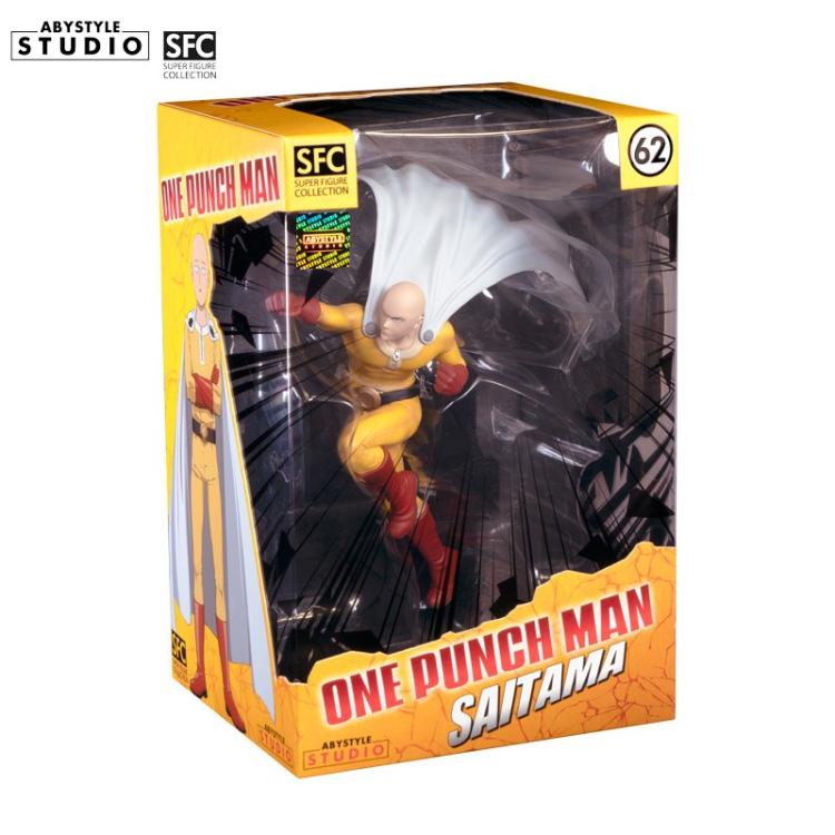 ABYSTYLE - SFC: ONE PUNCH MAN 62 "SAITAMA" SUPER FIGURE STATUE STATUETTE 17CM