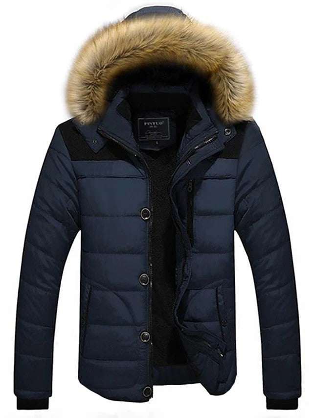 Giubbotto Parka Tinta unita Cotone
