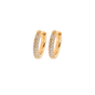 Orecchini Cerchi Piccoli con Pietre