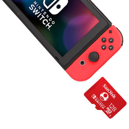 Nintendo Switch SanDisk microSDXC 128GB Micro-SD-Karte offiziell Mario