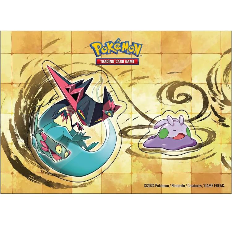Pokemon Stacking Tin 2024 Tcg Gcc Scatola Impilabile Metallo Gioco Card Oro It