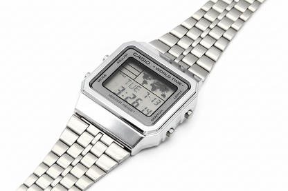 Orologio Digitale Casio A500WA-7D Vintage Acciaio Uomo Donna