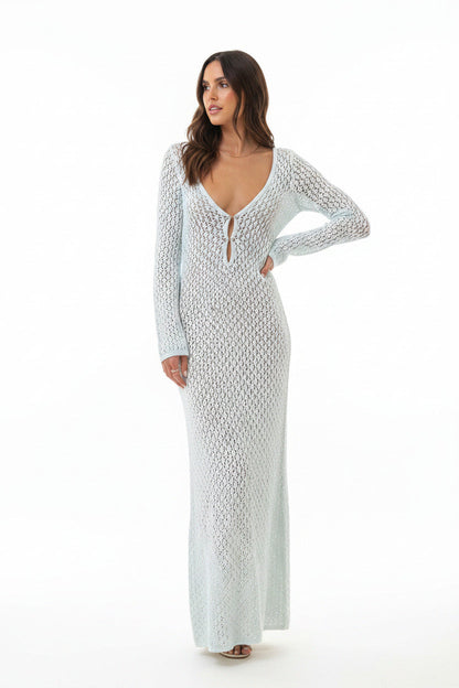 Vestito Copricostume Donna Elegante con Scollo a V – Pareo Versatile Mare Estate