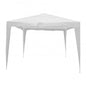 Gazebo steel frame white polyester cover 3x3 meters weight 6kg