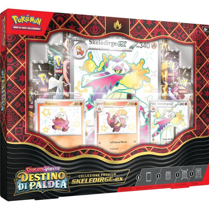 Pokémon Top-Kollektion Karmesin & Purpur Paldeas Schicksal Skelokrokk-ex