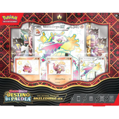 Pokémon Top-Kollektion Karmesin & Purpur Paldeas Schicksal Skelokrokk-ex