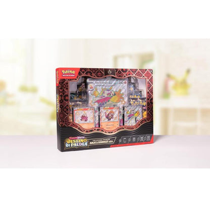 Pokémon Top-Kollektion Karmesin & Purpur Paldeas Schicksal Skelokrokk-ex