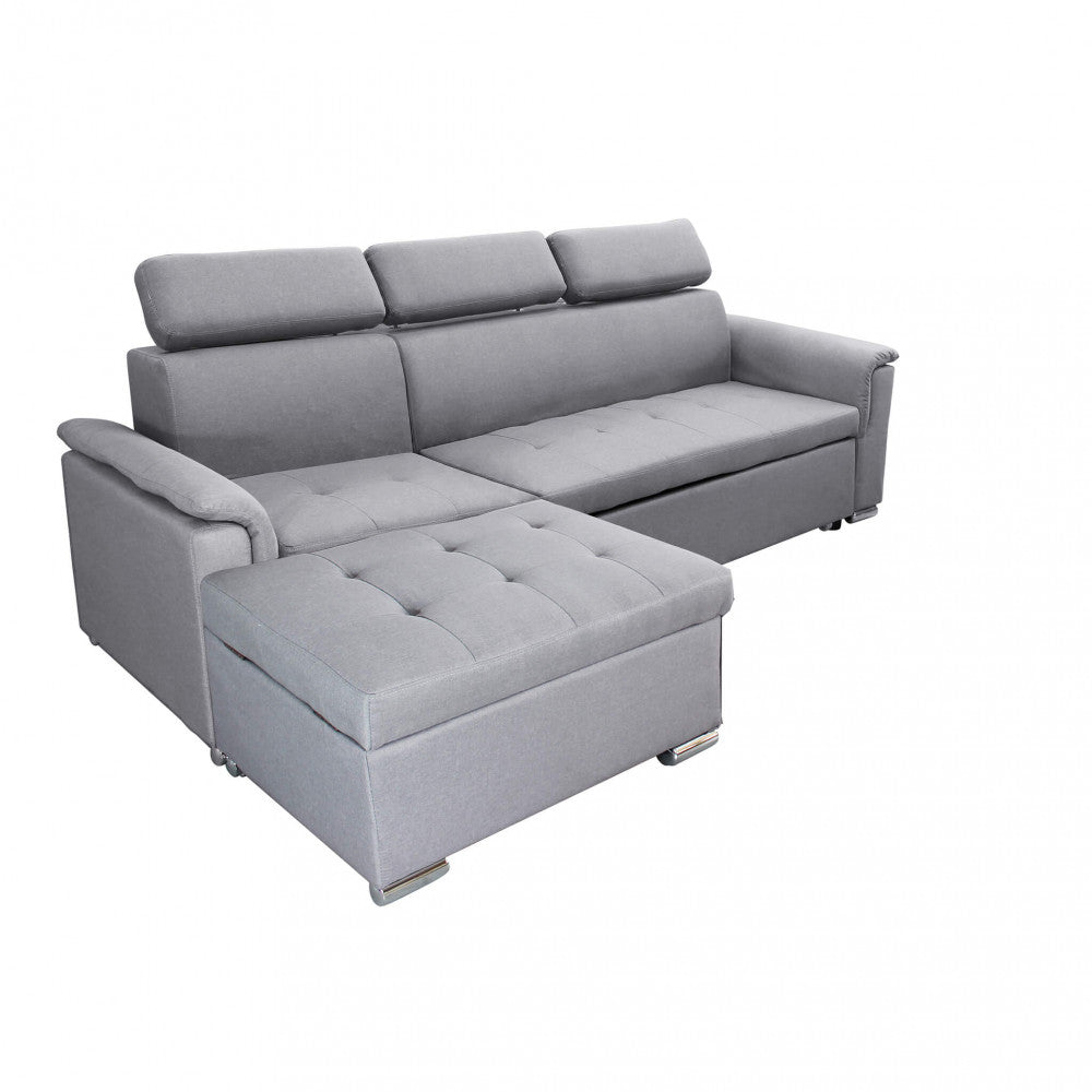 Divano componibile design moderno con chaise longue