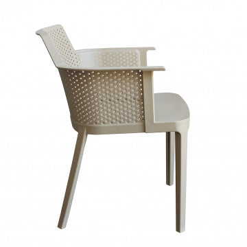Poltrona Cathy - Poltrona impilabile in polipropilene - Dimensioni: 60x58x76.5cm