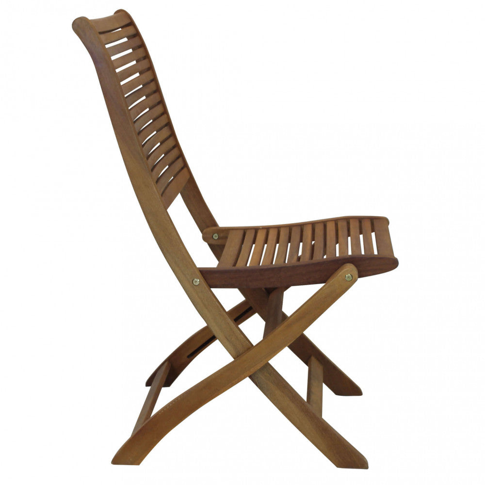 Stuhl Riviera aus massivem Akazienholz mit den Maßen 50 x 65 x 94 cm (H)