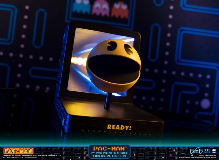 First 4 Figures | Pac-Man Statuetta 40Th Anniversary Infinity Mirror 3D Painted