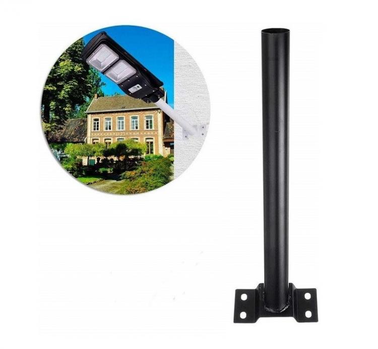 Solar Street Light Pole Support Metal Bracket Heavy Duty Wall Mount