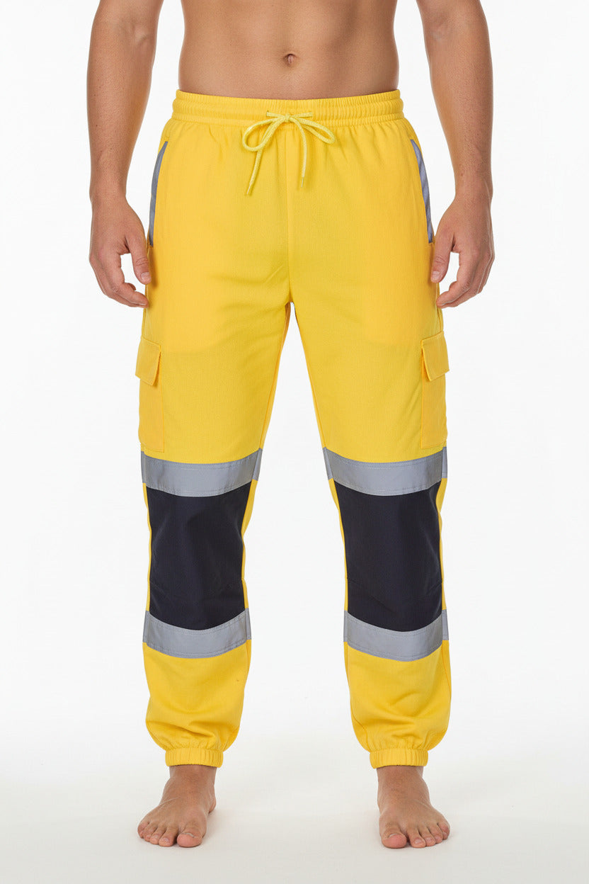 Pantaloni da Lavoro Catarifrangenti Unisex Alta Visibilità Multitasche