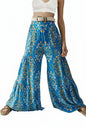 Women's Sporty Summer Wide Leg High Waisted Comfortable and Lightweight Trousers