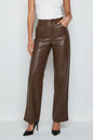 Women's High Waisted Shaping Faux Leather Leggings